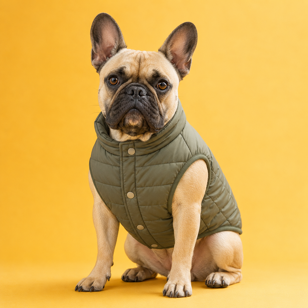 RUVMILORA™ MetroShield Quilted Dog Jacket – Lightweight Pet Puffer Coat, Warm Puppy Vest & Wind-Resistant Outdoor Dog Apparel