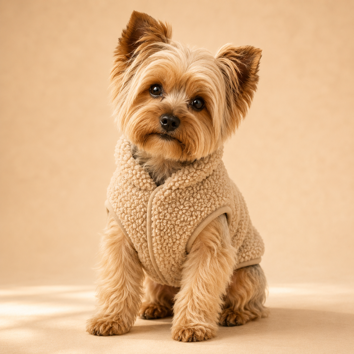 RUVMILORA™ Teddy Cloud Sherpa Dog Jacket – Plush Pet Fleece Coat, Cozy Puppy Outerwear & Warm Small Dog Winter Clothing