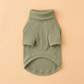 RUVMILORA™ Studio Mock Neck Dog Top – Minimal Pet Turtleneck, Stretch Puppy Shirt & Lightweight Layering Dog Apparel