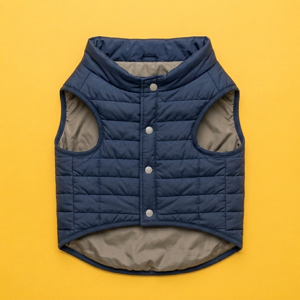 RUVMILORA™ MetroShield Quilted Dog Jacket – Lightweight Pet Puffer Coat, Warm Puppy Vest & Wind-Resistant Outdoor Dog Apparel