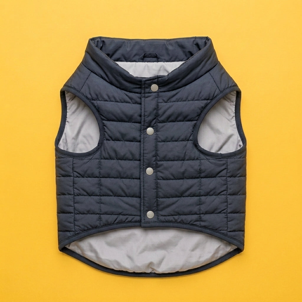 RUVMILORA™ MetroShield Quilted Dog Jacket – Lightweight Pet Puffer Coat, Warm Puppy Vest & Wind-Resistant Outdoor Dog Apparel