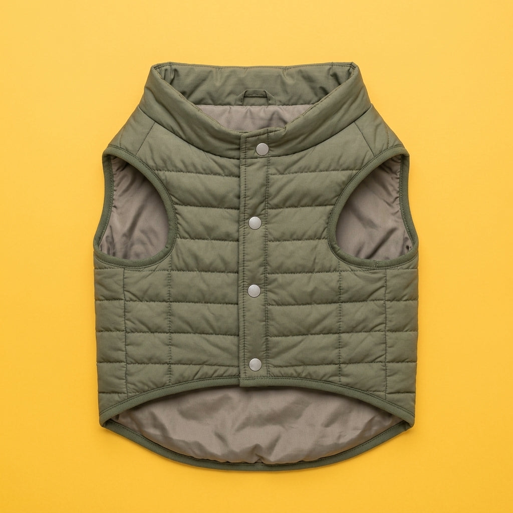 RUVMILORA™ MetroShield Quilted Dog Jacket – Lightweight Pet Puffer Coat, Warm Puppy Vest & Wind-Resistant Outdoor Dog Apparel