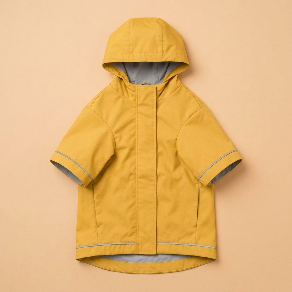 RUVMILORA™ Rainline Minimal Dog Raincoat – Lightweight Water-Resistant Pet Jacket, Hooded Puppy Coat & Outdoor Walking Apparel
