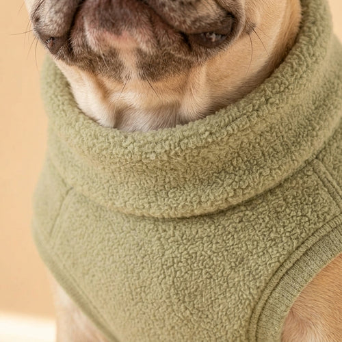 RUVMILORA™ Atelier Fleece Dog Pullover – Cozy Pet Sweatshirt, Warm Puppy Fleece Top & Casual Small Dog Winter Clothing